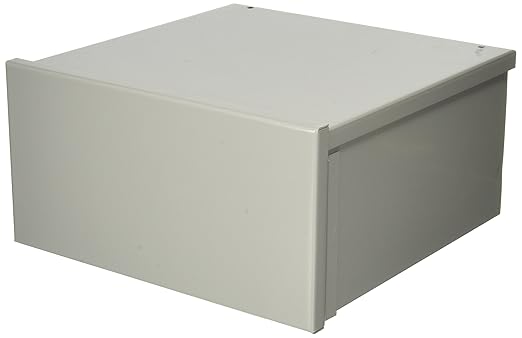 Hoffman A12R126 NEMA 3R Enclosure, Screw Cover, Galvanized, Paint Finish, 12