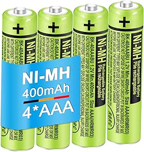 HIECTPRO BK-30AAABU NI-MH AAA Rechargeable Battery 1.2V 300mah 4Pack - View #2