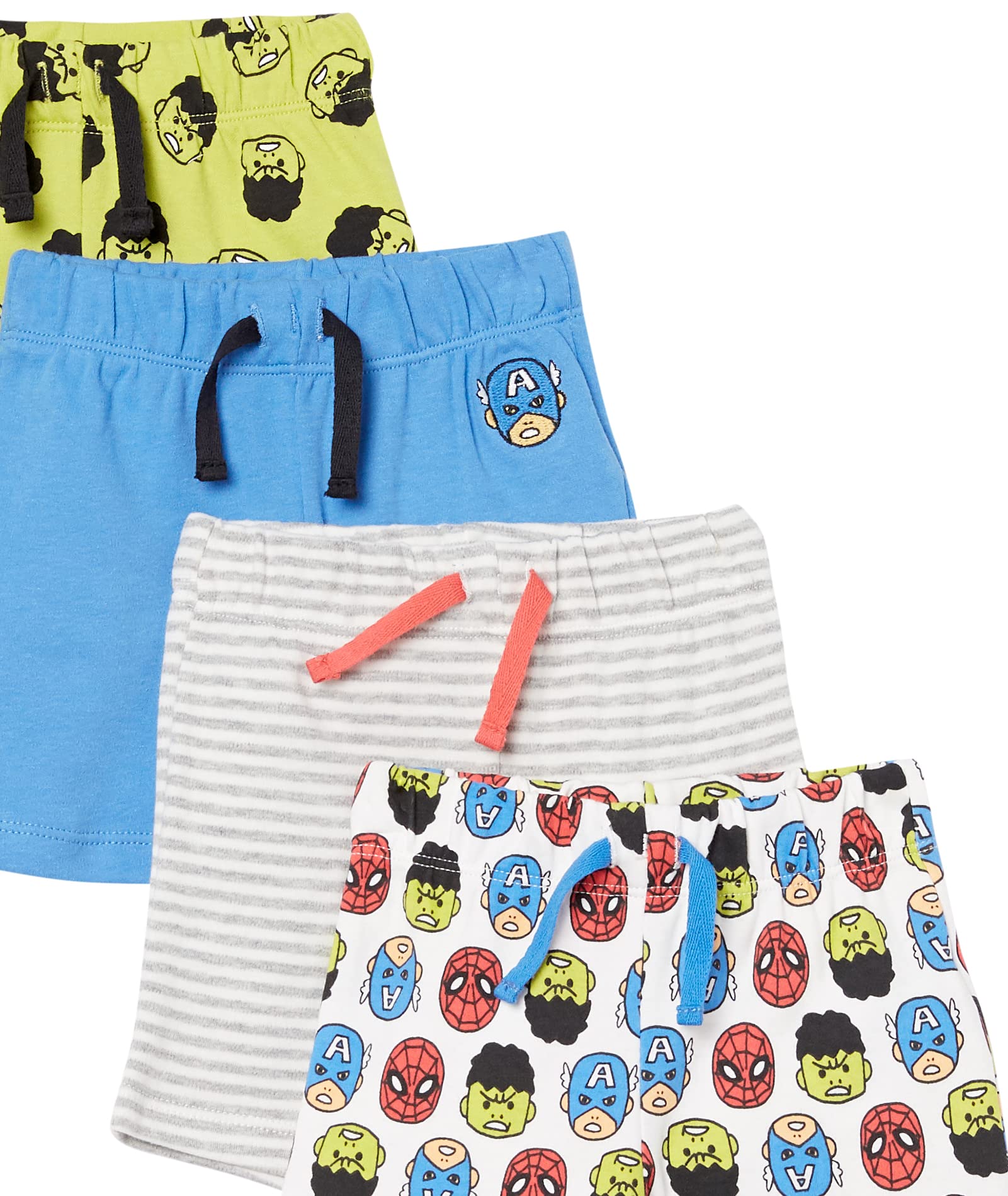 Amazon Essentials Disney | Marvel | Star Wars Pantaloncini Bimbo, Confezioni Multiple