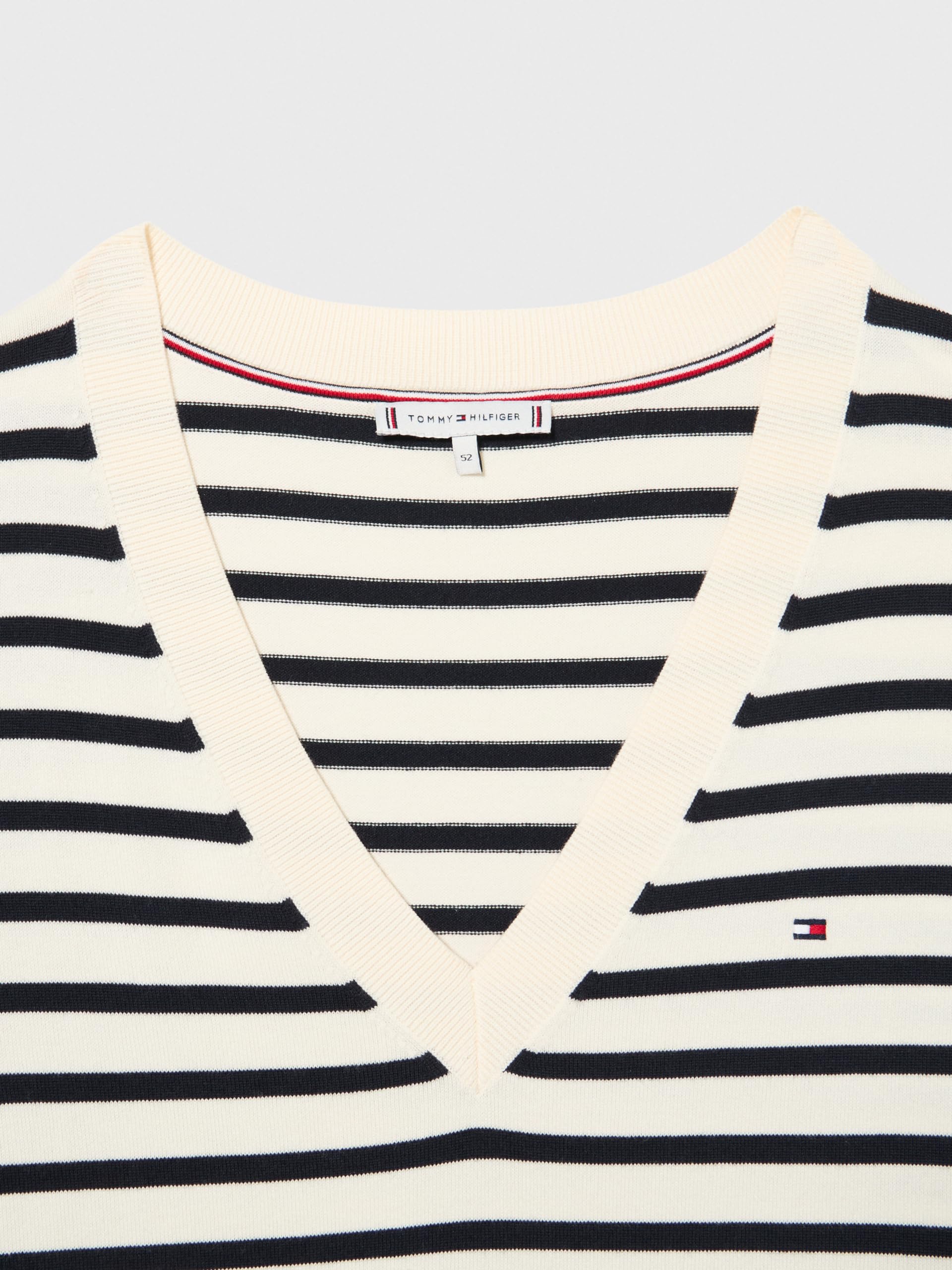 Tommy Hilfiger Damen CRV Co Jersey Stitch V-nk SWT Ww0ww42514 Pullover (1er Pack)