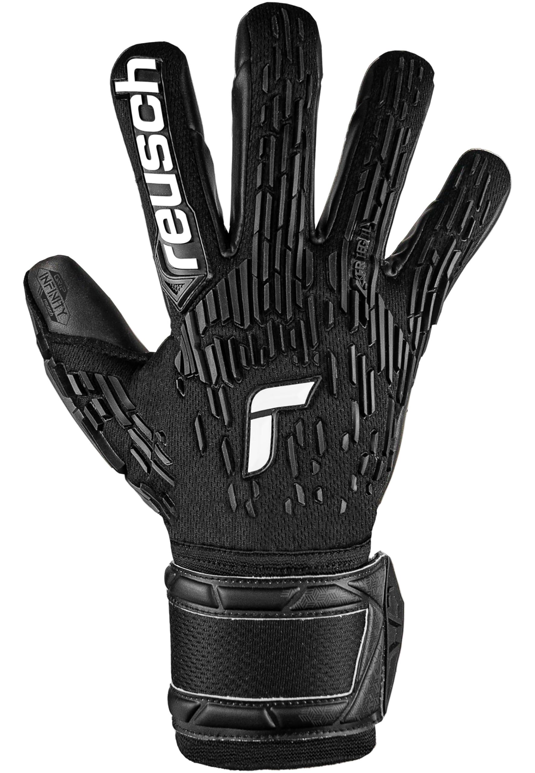Reusch Attrakt Freegel Infinity Guanti da portiere per adulti con Evolution Negative Cut per erba sintetica
