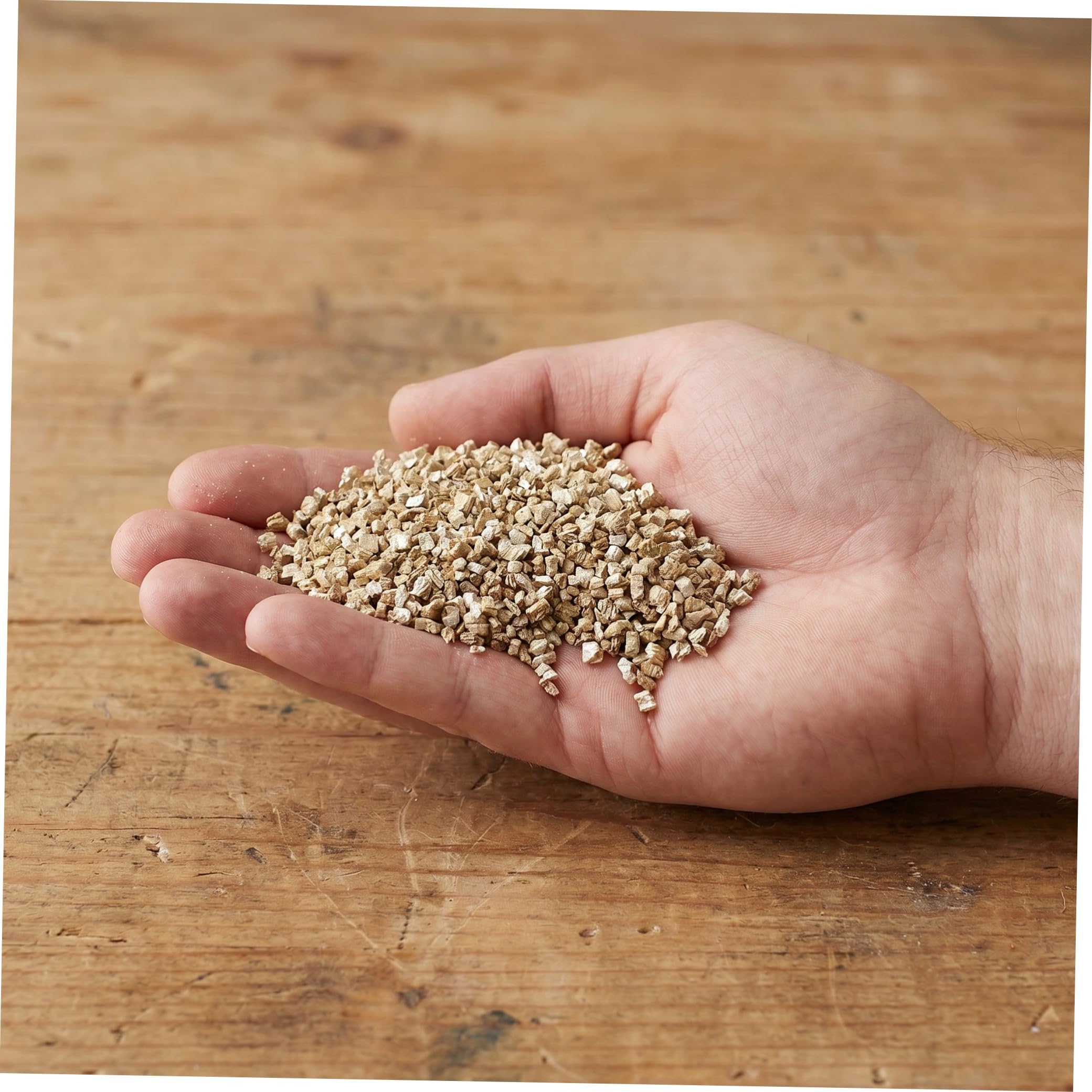 Granuli di Vermiculite per Riempimento Vasi with proprietà Drenanti e Aeranti e Coltivazione di Piante e Funghi per Giardinaggio Interno ed Esterno