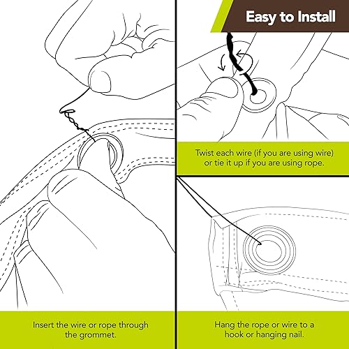 Miniatura 3 de Banderines a cuadros blancos y negros de 48" x 24" pancarta plisada con ojales