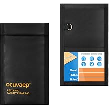 2 Pack Military Grade Faraday Bags for Phones