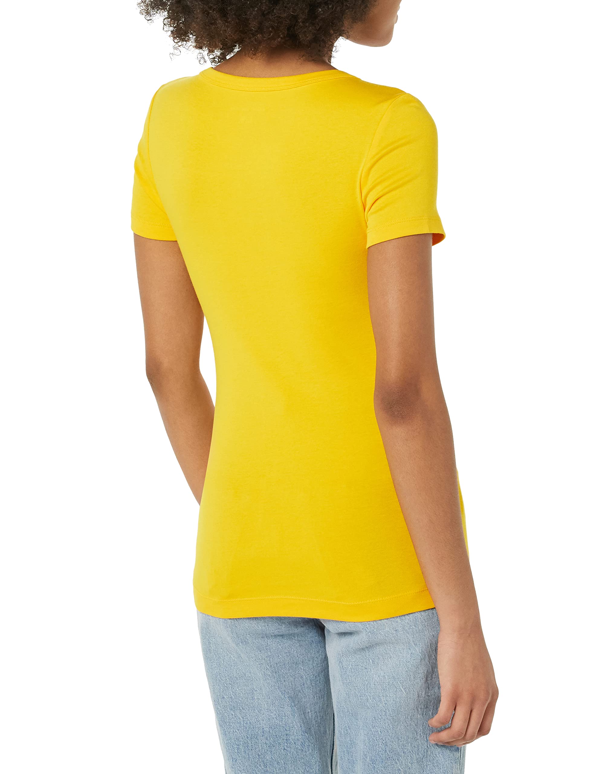 Amazon Essentials Donna T-Shirt con Scollo a v a Maniche Corte Slim