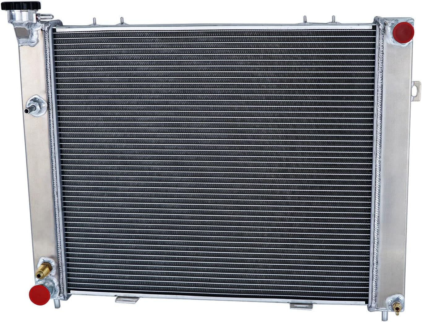 3 Row Core Aluminum Radiator for 1993-1997 Jeep Grand Cherokee Base Laredo Limited Orvis TSi SE L6 4.0L 1994 1995 1996 93 94 95 96 97