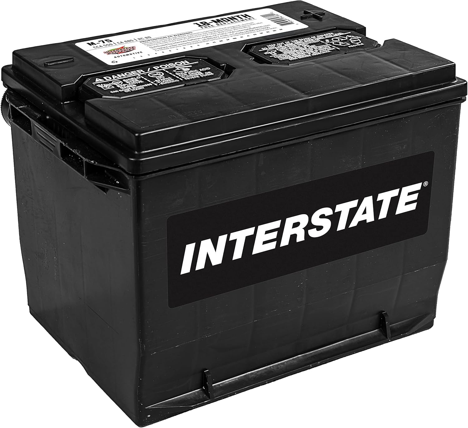 Interstate Batteries Group 75 Car Battery Replacement (M-75) 12V, 550 CCA, 18 Month Warranty, Replacement Automotive Battery for Cars, Trucks, Minivans and SUVs