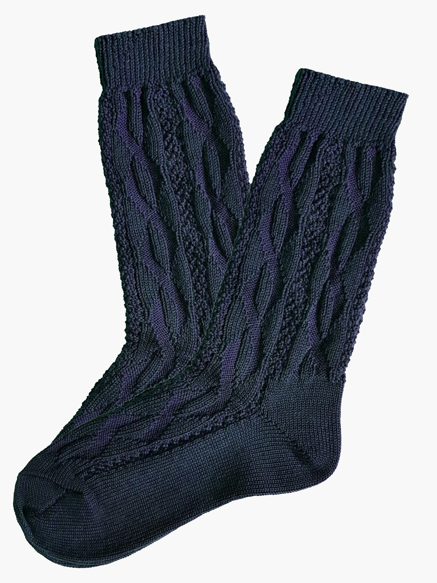 Trachtensocken Herren Socken Lederhose Tracht Trachtenstümpfe Jagdsocken Kurz Blau Marine