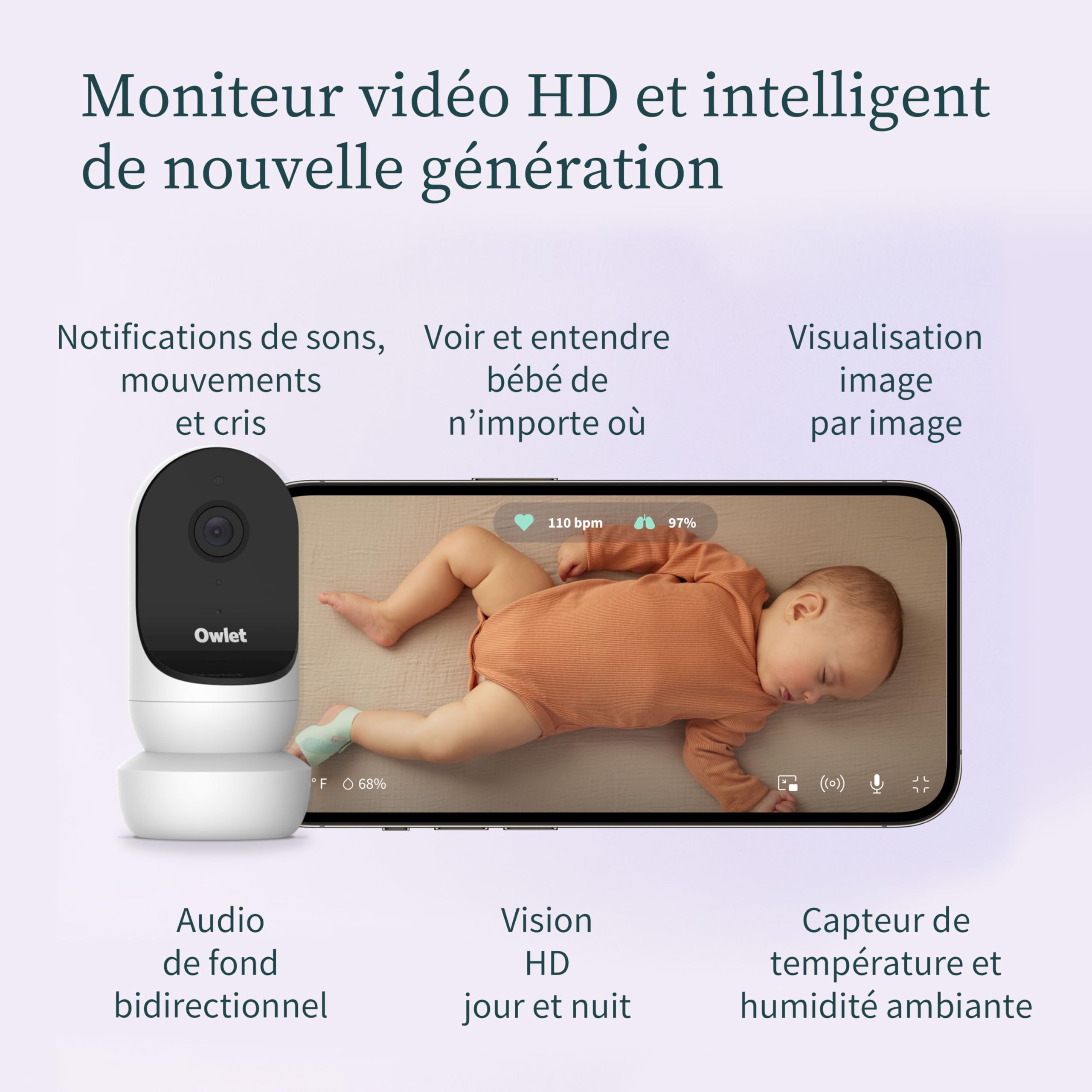 Owlet Cam2 Blanche