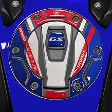 labelbike - 3D Sticker Motorcycle Fuel Tank Cap Keyless Protection and Decoration in Resin Compatible with BMW R 1300 GS Adventure - Blue