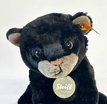 Stiffe シュタイフ 黒ヒョウ　黒豹パンサー　cosy panther 35 Amazon.co.jp: シュタイフ テディベア 赤ちゃんヒョウのタッキー