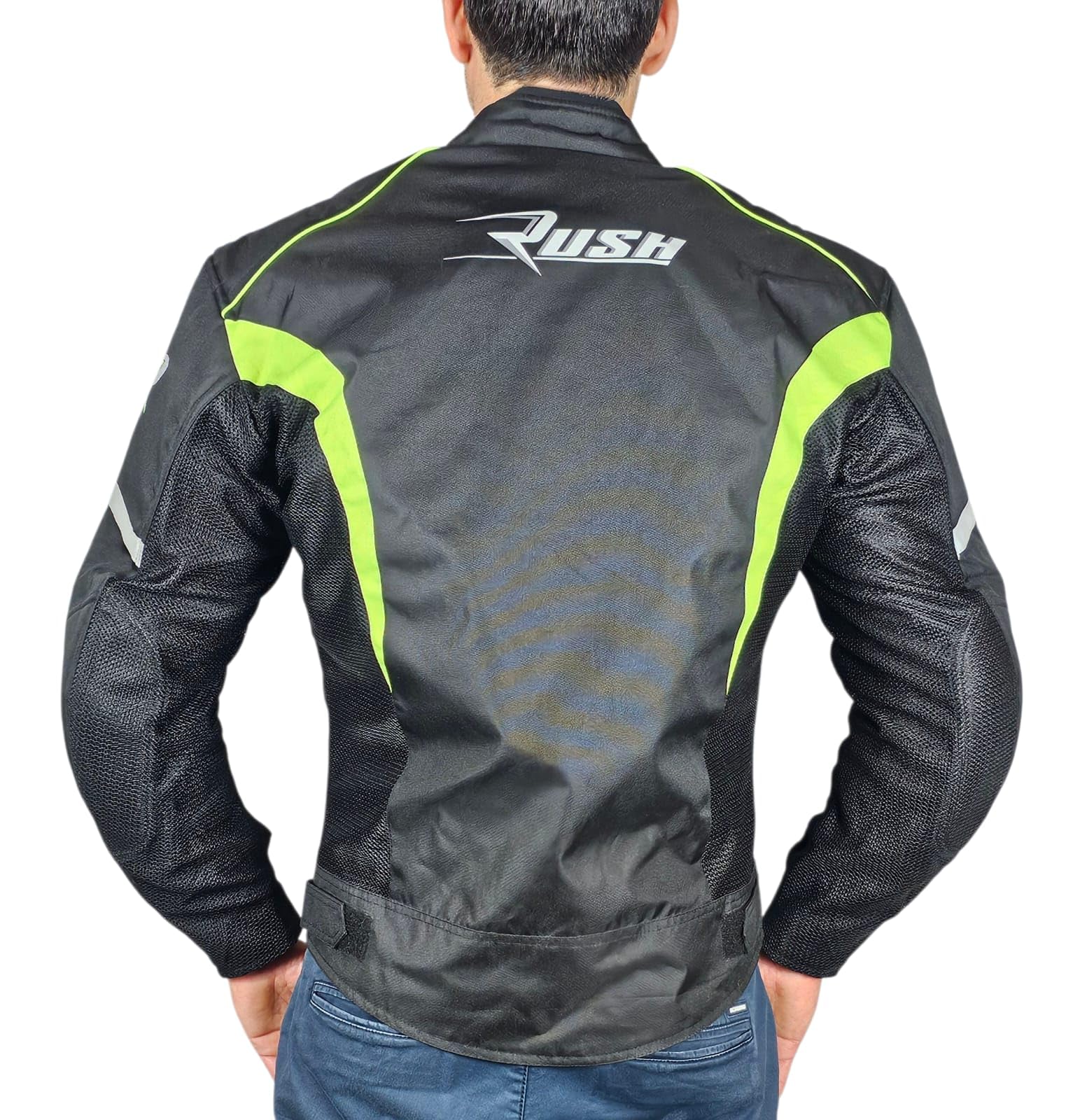 WinNet Giacca Giubbotto Moto leggero primaverile estivo Traforato traspirante Ventilato per l'Estate con Protezioni