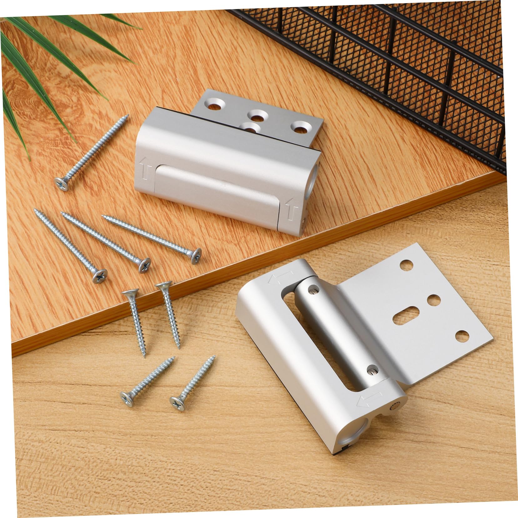 NUOBESTY 4 Set Serratura Sicurezza Per Porte Chiusura E Resistente Facile Installazione E Uso Accessorio Sicurezza E Appartamento 2 Pezzi*4