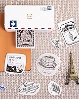 Vista 45 de Phomemo Papel adhesivo térmico blanco de 1.969 in, compatible con Phomemo M02/M02S/M02 PRO/M04S/M04AS Mini impresora térmica, texto negro, 3 rollos