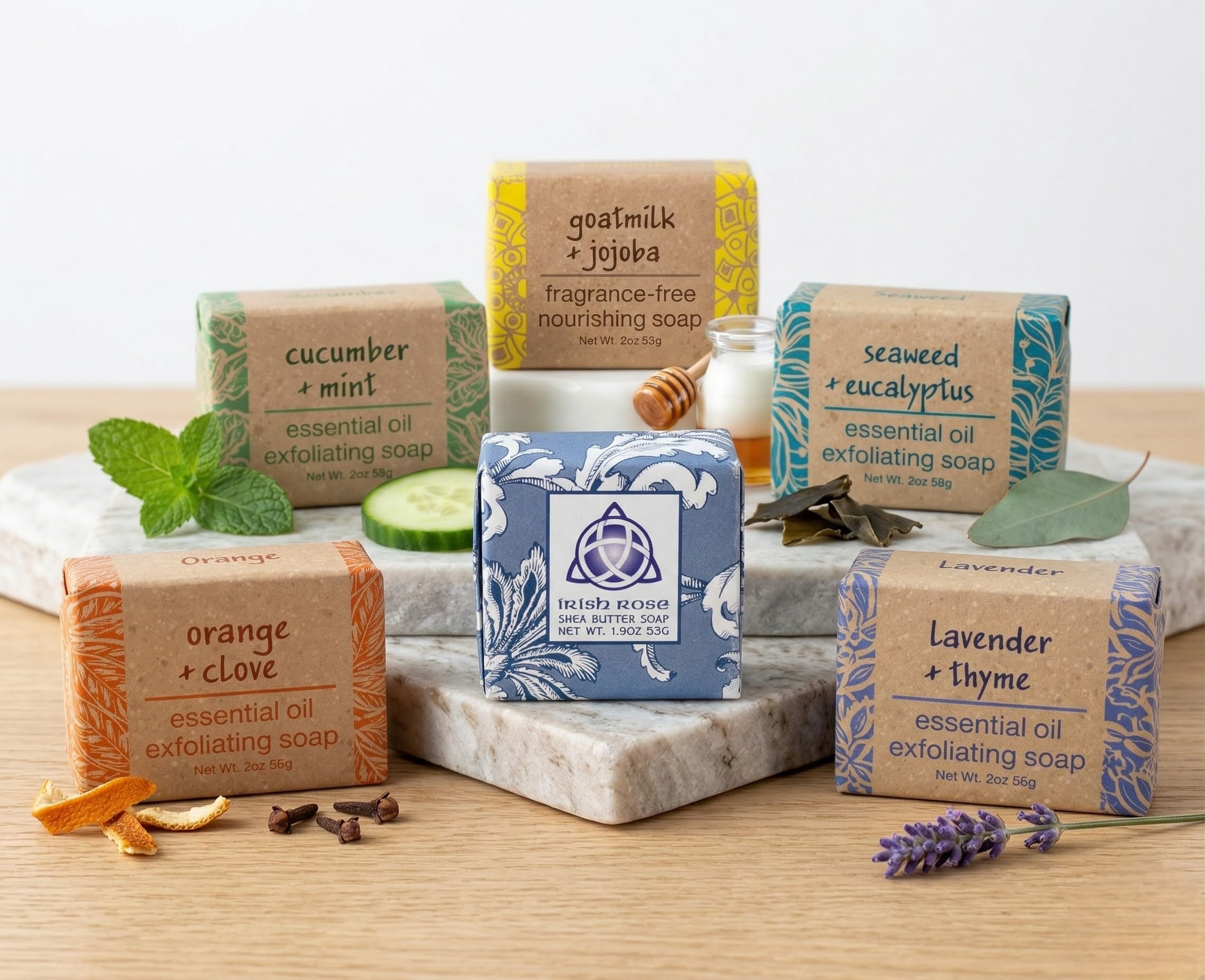 Amazon.com : Soap Gift Set for Women — 6 French Milled Bars with
