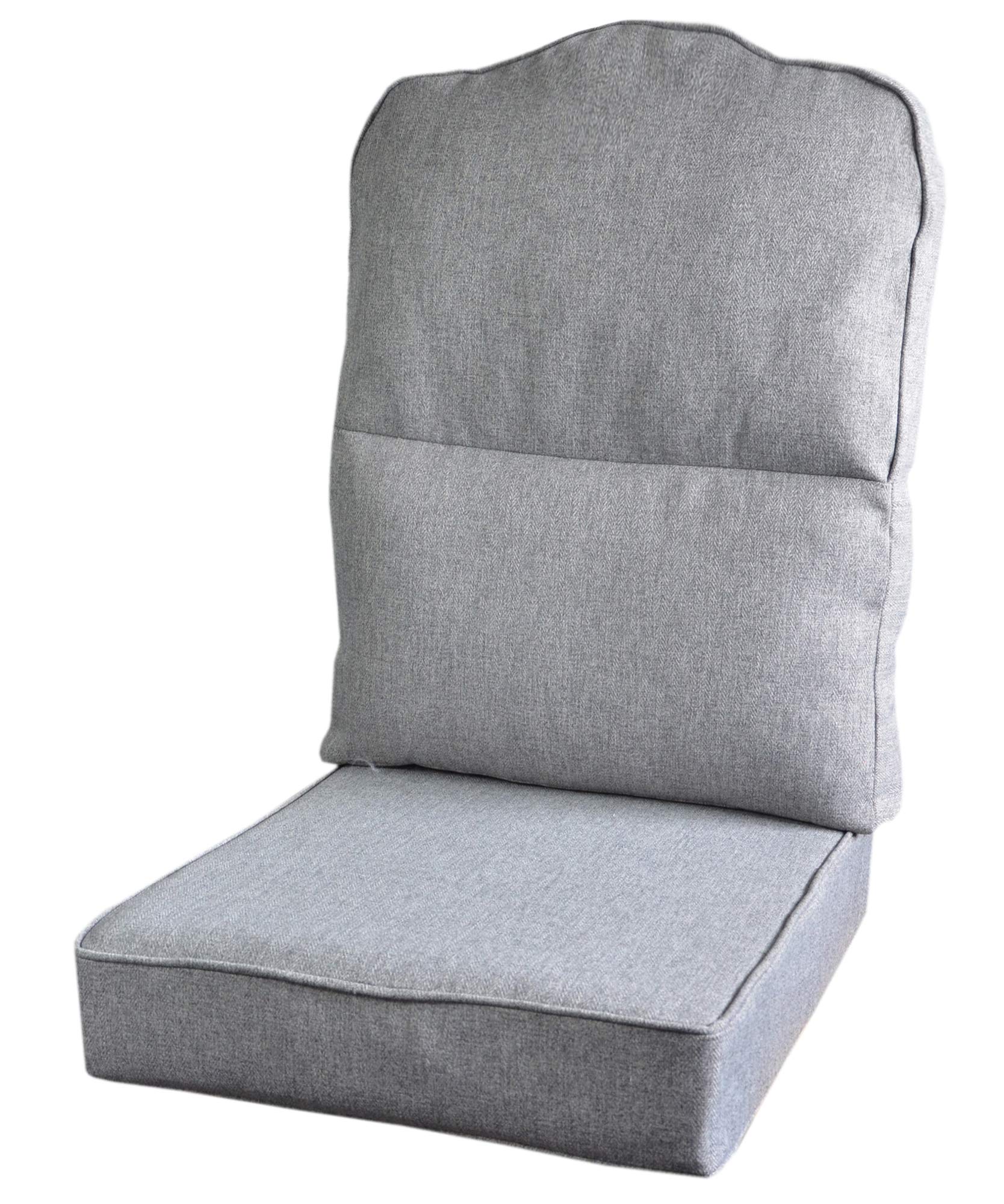 Gilda Replacement Conservatory Cane Furniture DELUXE PIPED - HUMP TOP CHAIR/SOFA/SUITE CUSHIONS (Including Covers and Fillings) for Conservatory Furniture-Wicker,Rattan (Jersey Dove)