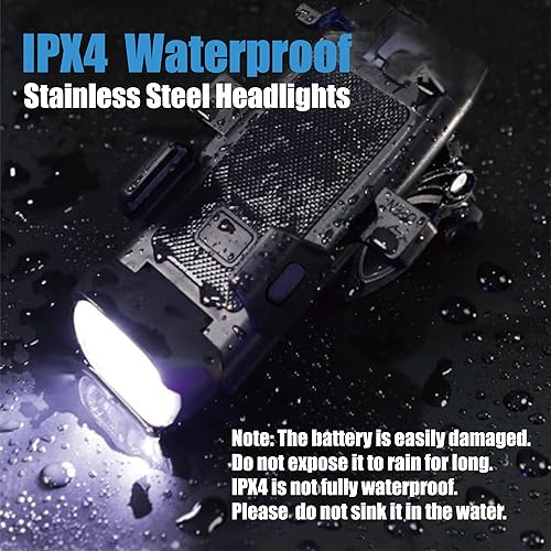 Miniatura 7 de USB recargable bicicleta teléfono montaje LED bicicleta faro con banco de energía 3 modos fácil de instalar impermeable ciclismo lámpara delantera