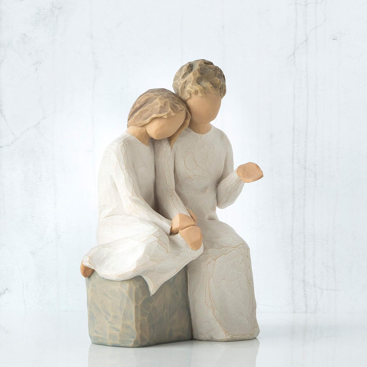 Willow Tree with My Grandmother, The Best Gift is time Spent with You, A Gift to Express Love, Closeness, and Family Relationships Between Grandparents and Grandchildren, Sculpted Hand-Painted Figure