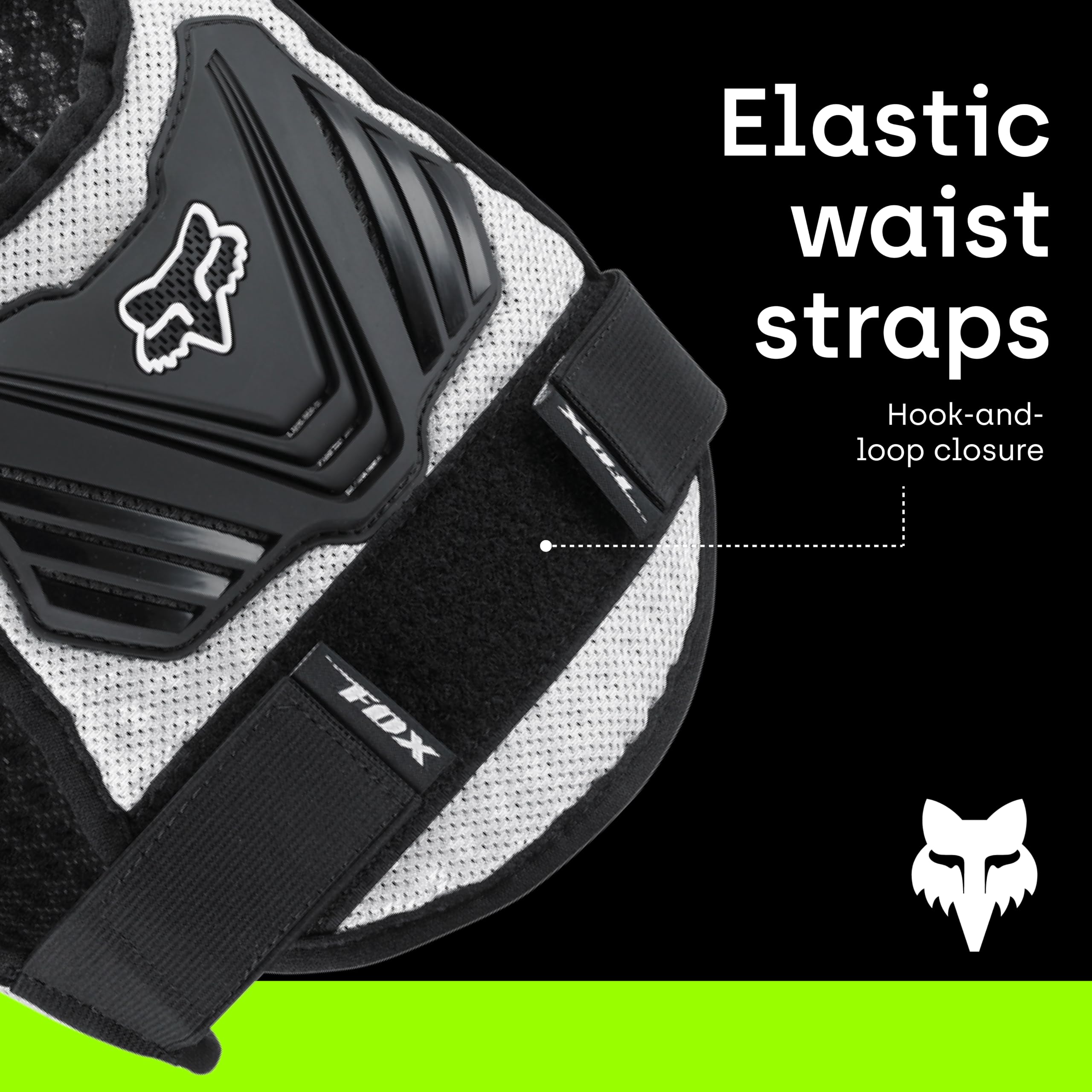 Fox Racing - Peewee Titan Roost Deflector – Pechera de Motocross Bicicleta de montaña – Transpirable, Ajustable, niños de 4 a 7 años, Protectores, Motocross