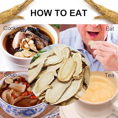 Vista 29 de Rebanadas de ginseng americano de Wisconsin, DOL American Wisconsin - Rodajas de ginseng para té, energía para hombres y mujeres, la salud mental