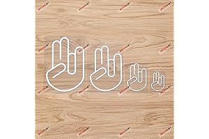 4-Pack Shocking White Vinyl Phone Stickers