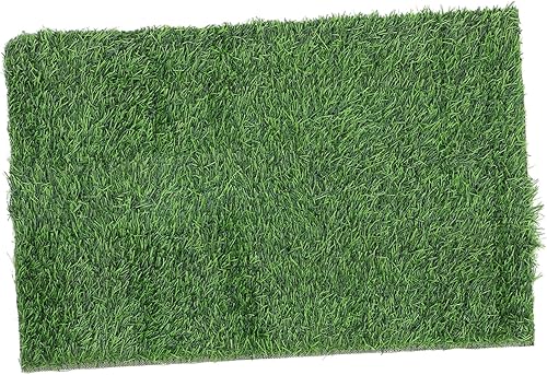 Happyyami 3pcs Turf Floor Mat Carpet Lawn Artificial Turf Outdoor Rug Artificial Grass for Dogs Gazon Aquarium Turtle Tank Grass Tiles Artificial