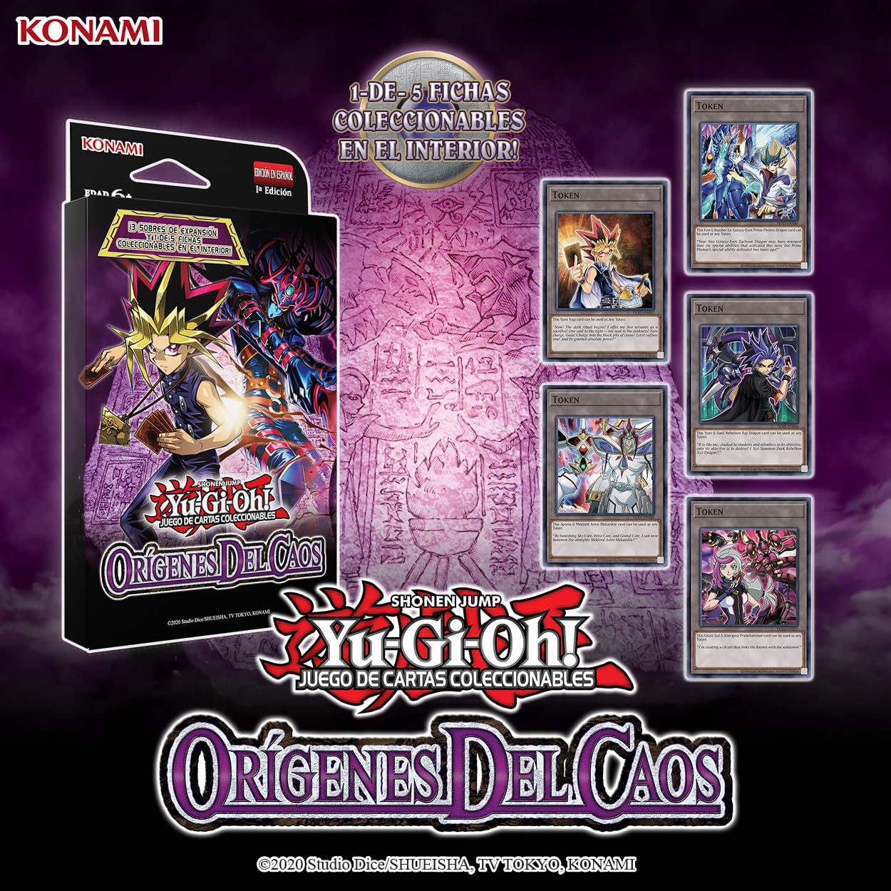 Orígenes del Caos Yu-Gi-Oh! Juego DE Cartas COLECCIONABLES Display (24) (Versión en español)