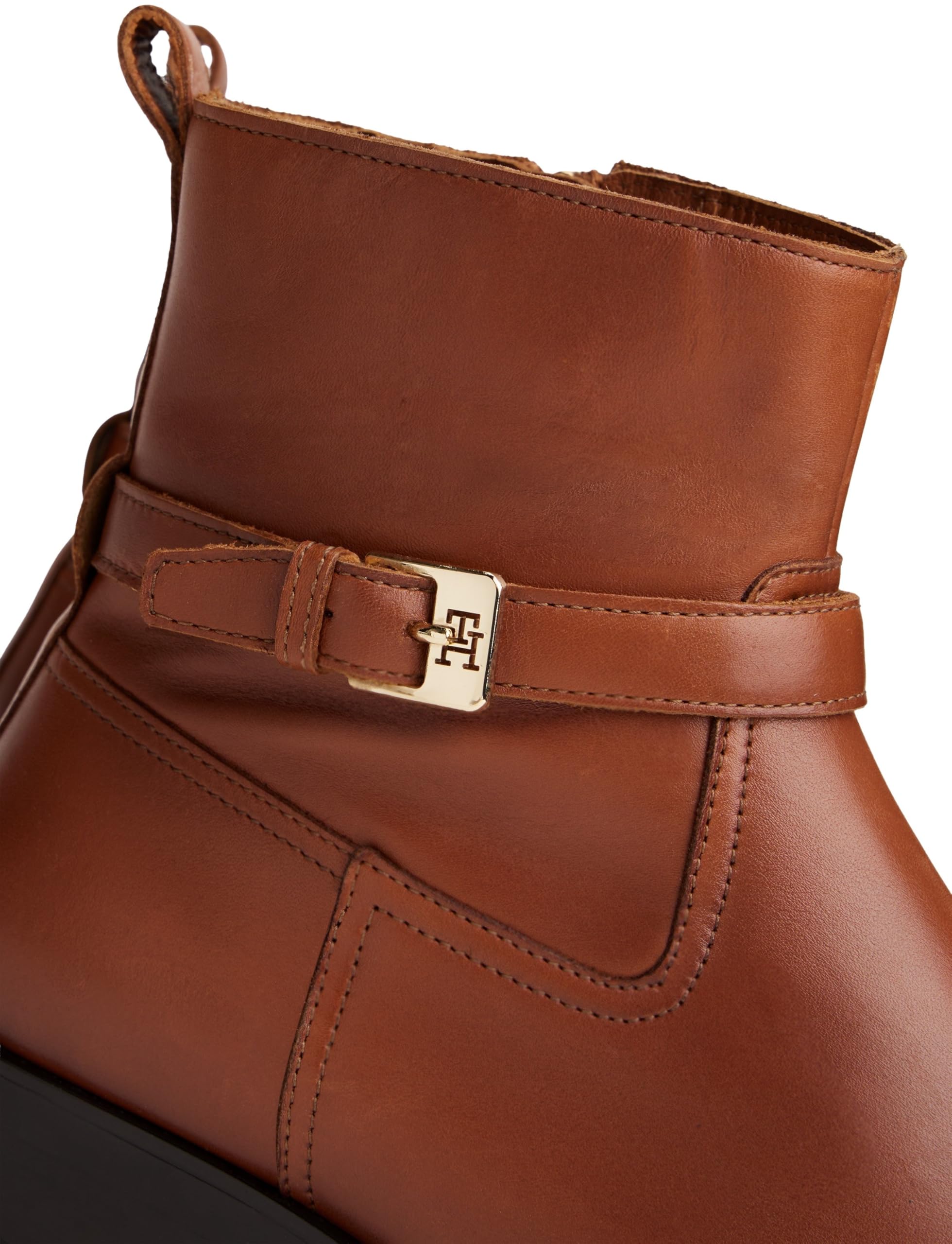 Tommy Hilfiger Botines Mujer Buckle Riding de piel
