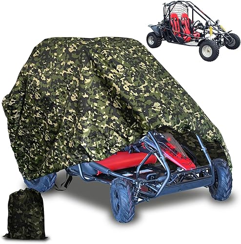 Coleman KT196 Go Kart - Funda de almacenamiento para niños de 2 plazas, protección para todo tipo de clima, resistente 420D, impermeable, resistente