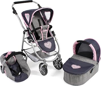 Bayer Chic 2000 Landau pour Poupée 3-en-1 Emotion All in
