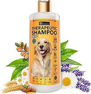 AROMAPET Natural Medicated Anti Itch Shampoo for Dogs, Horses, All Furry Pets - Dog Shampoo for Allergies & Itching - Floral Scent Sensitive Skin Dog Allergy Shampoo- Therapeutic ItchÂ ReliefÂ forÂ Dogs.