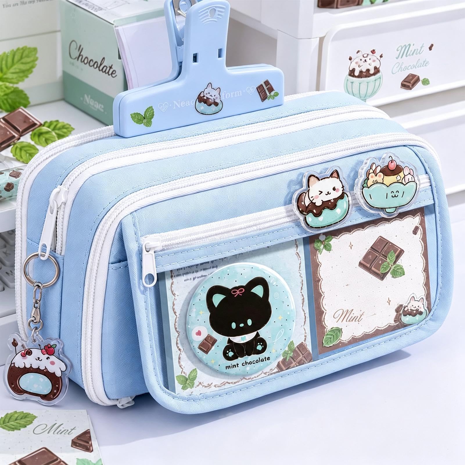 Set di cancelleria da donna Set di cancelleria scolastica con astuccio | Forniture Scolastiche E Universitarie Per Studenti E Studentesse, Adolescenti, Università, Casa, Bambini,