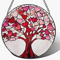 Vista 9 de Atrapasoles para colgar vidrieras, 8 pulgadas, atrapa el sol para ventana interior, mariposa para puertas de ventanas, decoración del hogar