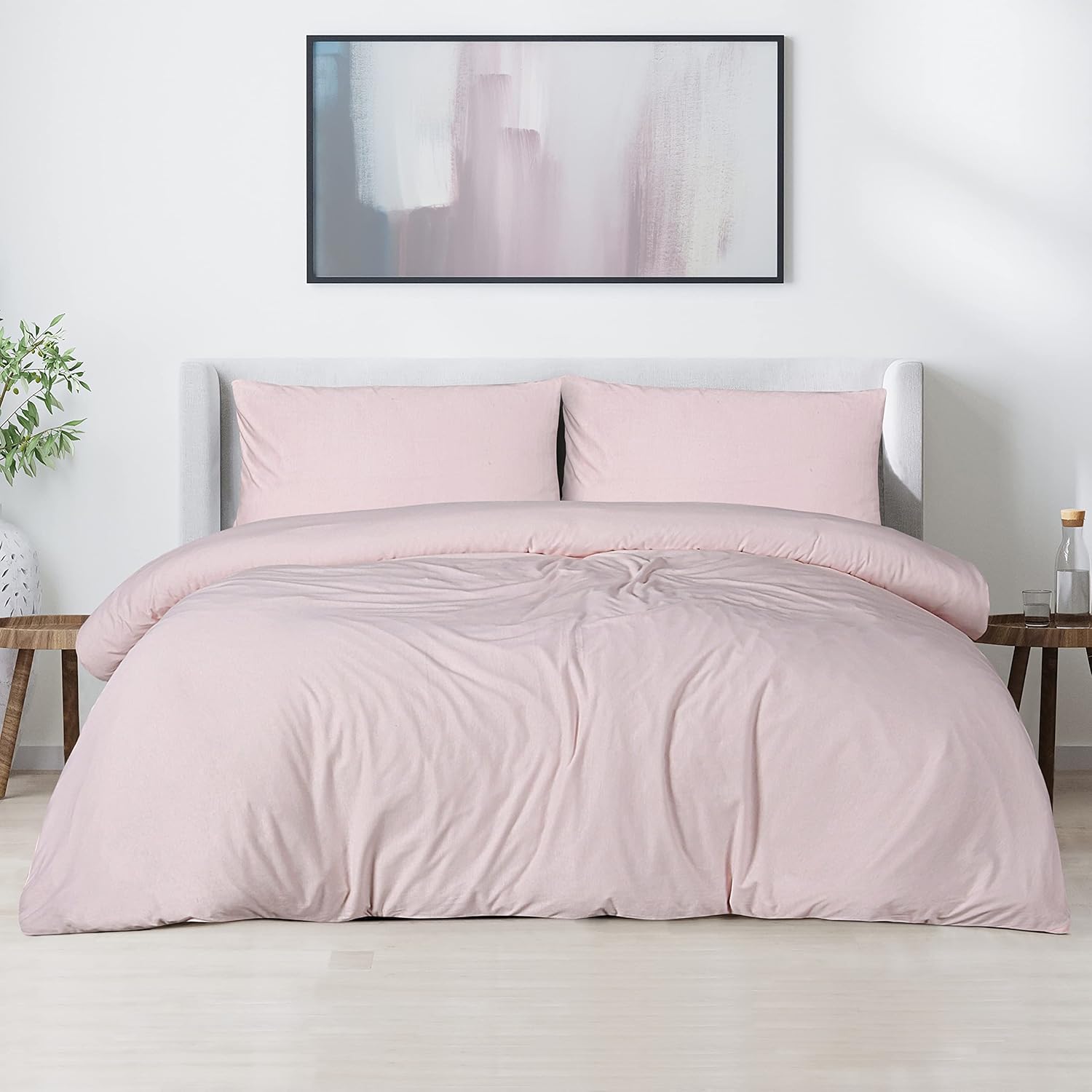 Australian Linen Company Jersey Quilt Cover Double Bed Quilt Cover Set