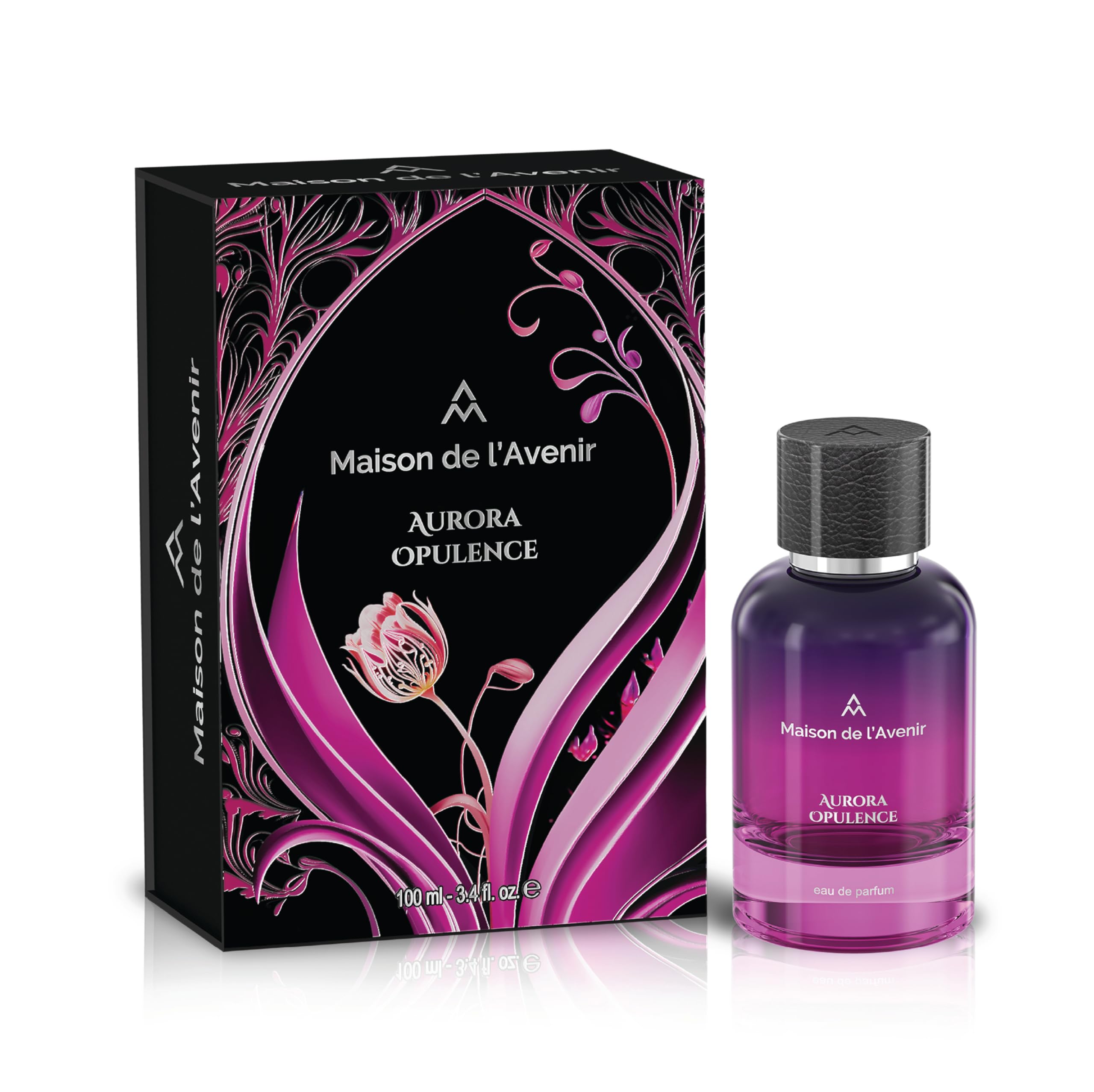 Maison de l'Avenir Aurora Opulence – ZENITH COLLECTION | Floral Woody Fragrance | Unisex Cologne & Perfume | Natural & Essential Oils | Eau de Parfum