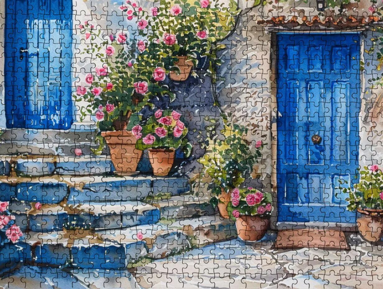 Kwiaty Chalet, Puzzle 3000 elementów dla dorosłych, drewniana układanka