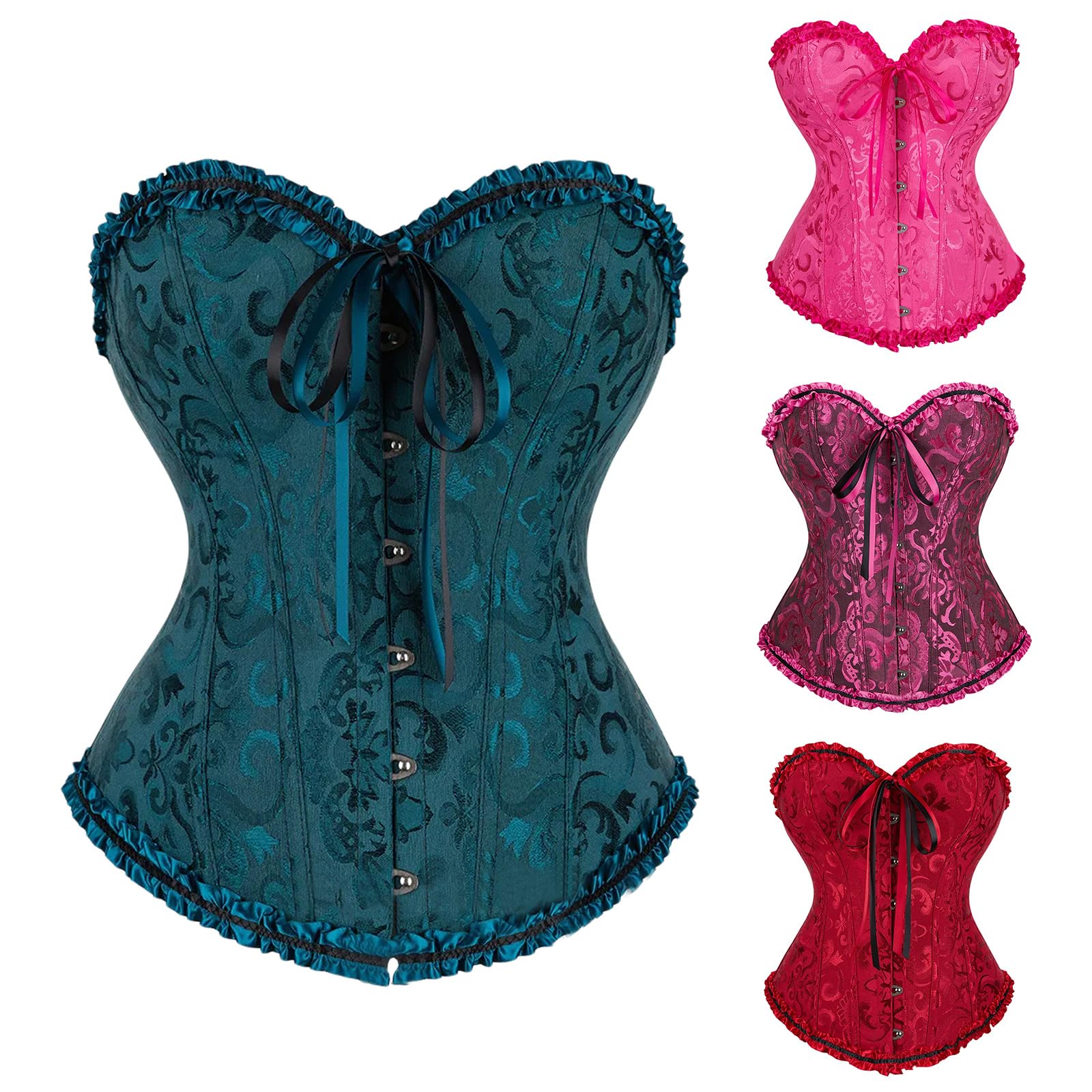 Elegante corpiño moldeador de grogrén para mujer, bustier sensual, ropa moldeadora cómoda para mujer, ropa de club, tops para mujer, tops de encaje