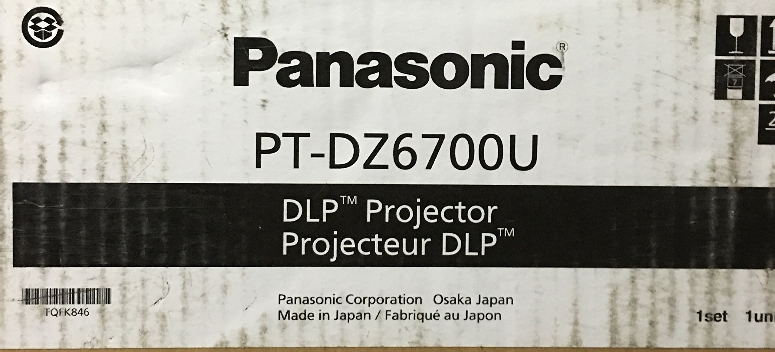 Panasonic PT-DZ6700L 6000ルーメン　ランプ使用976H PANASONIC PT-DZ6700 PT-DZ6700U PT-DZ6700UK PT-DZ6700UL HD
