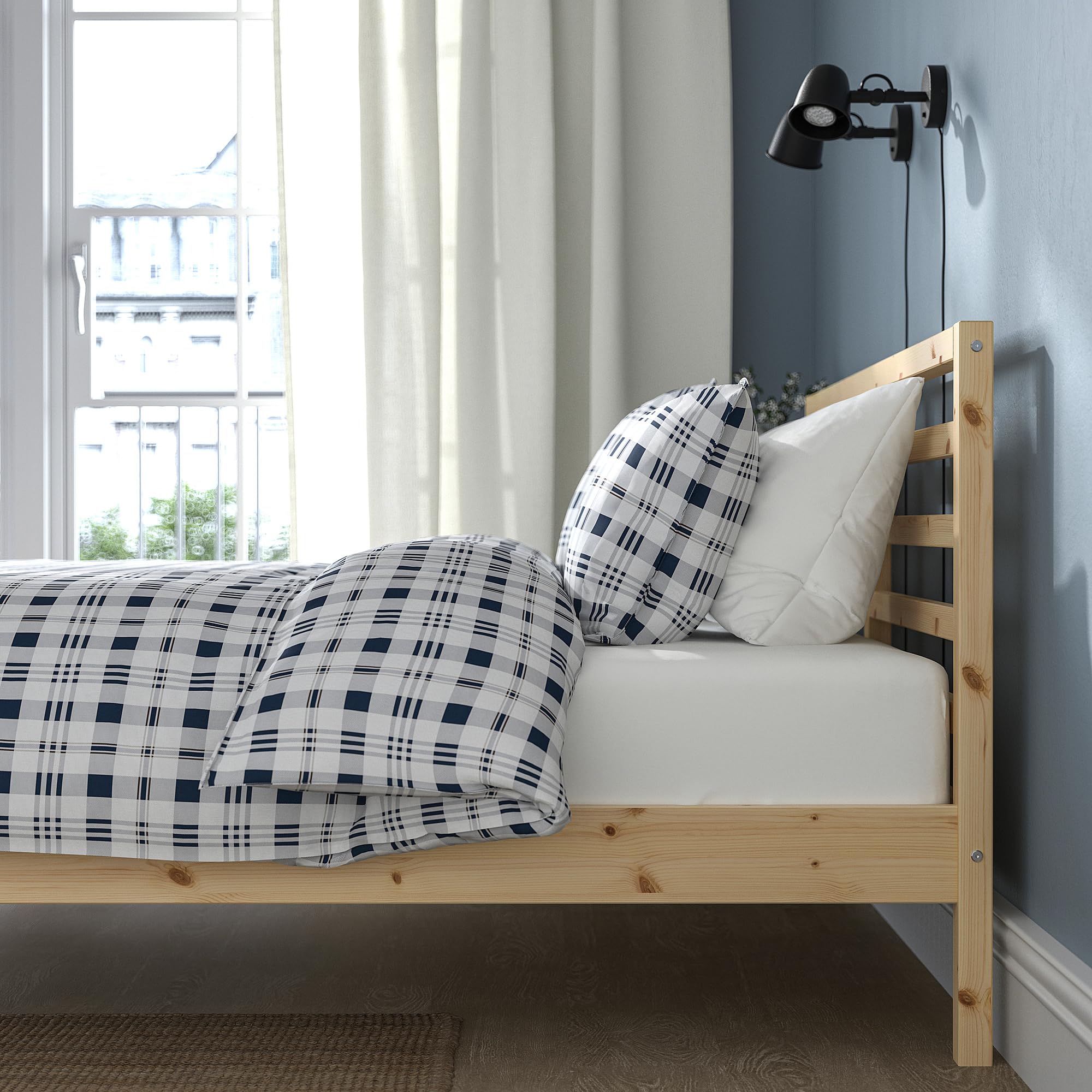 Amazon｜IKEA TARVA ベッドフレーム 160x200cm パイン/リンドボーデン 