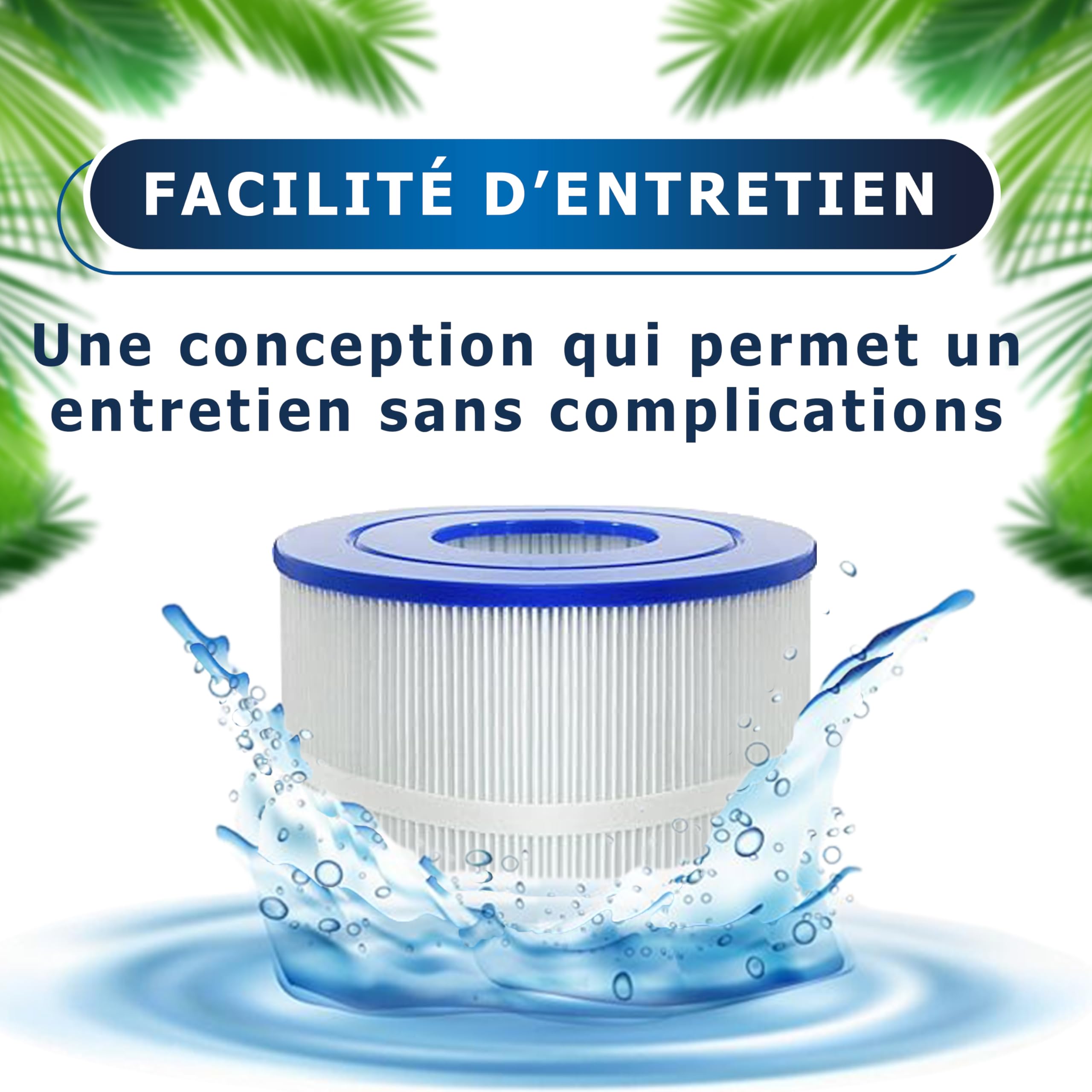 Filtro per piscina compatibile Weltico C7 / 62617 / WELC7