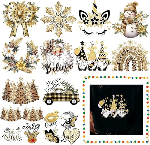 Miniatura 7 de DoreenBow 12 hojas de calcomanías para planchar para el día de San Valentín parches de calcomanías de transferencia de calor apliques de decoración