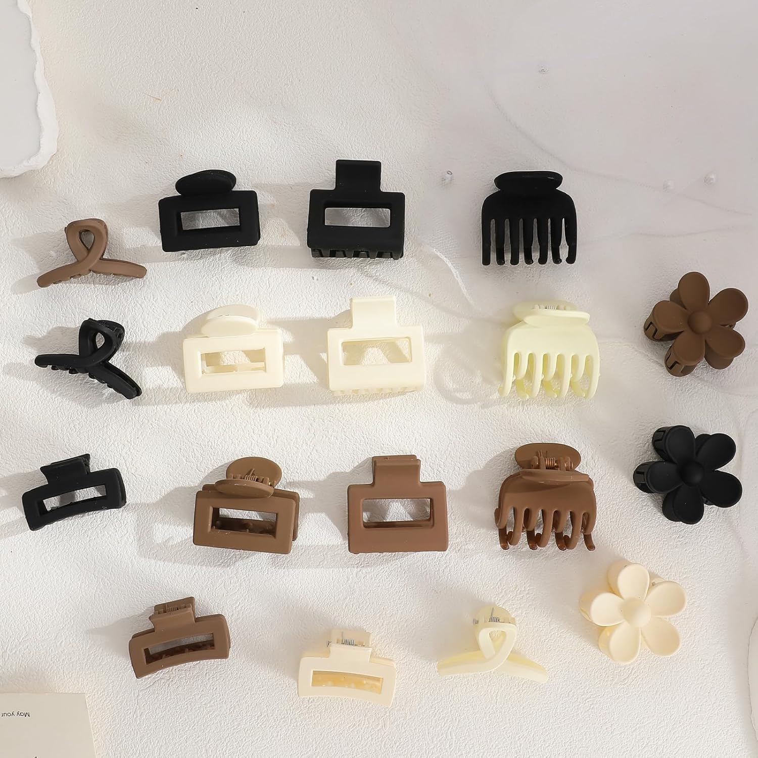 12 Pcs Hair clips for woman Hair Clip Set,Korean Small Mini Medium Bangs Claw Clips for Women Girls jewellery, Matte Small Clips for Thin/Medium Thick Hair, Nonslip Clips hair clips for girls