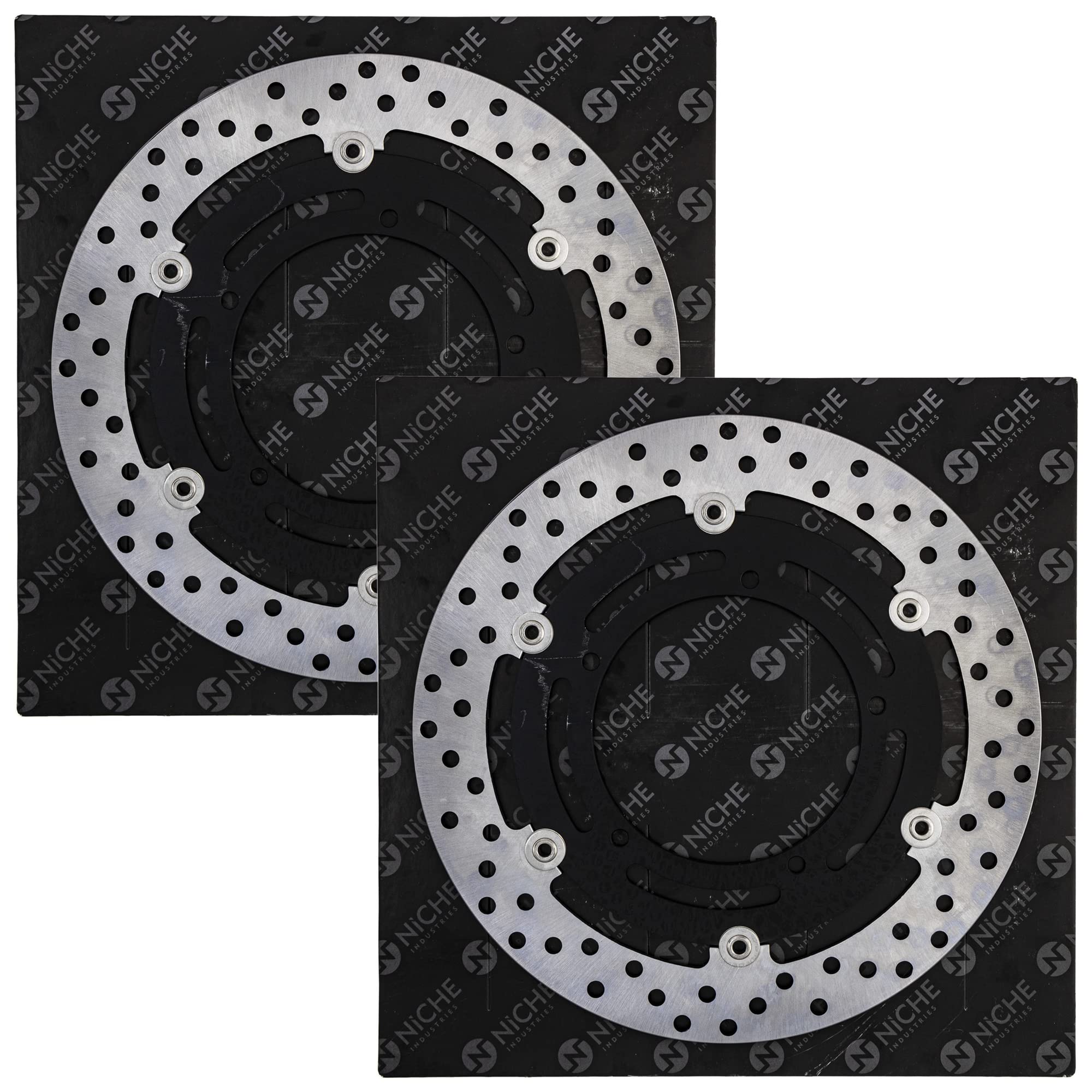 Amazon.com: NICHE Front Brake Rotor Set For Yamaha YZF R6 FZ8 39P