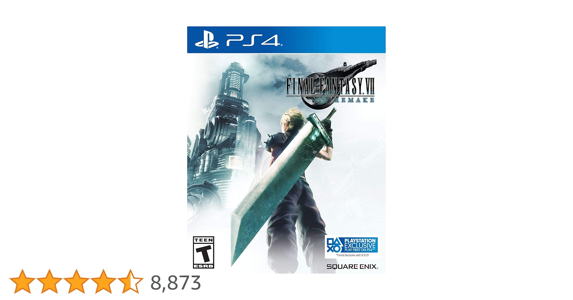 家庭用ゲーム機本体 PlayStation4 - PlayStation4 FINAL FANTASY VII REMAKE Sony PS4 PlayStation 4 FINAL FANTASY VII REMAKE Pack HDD