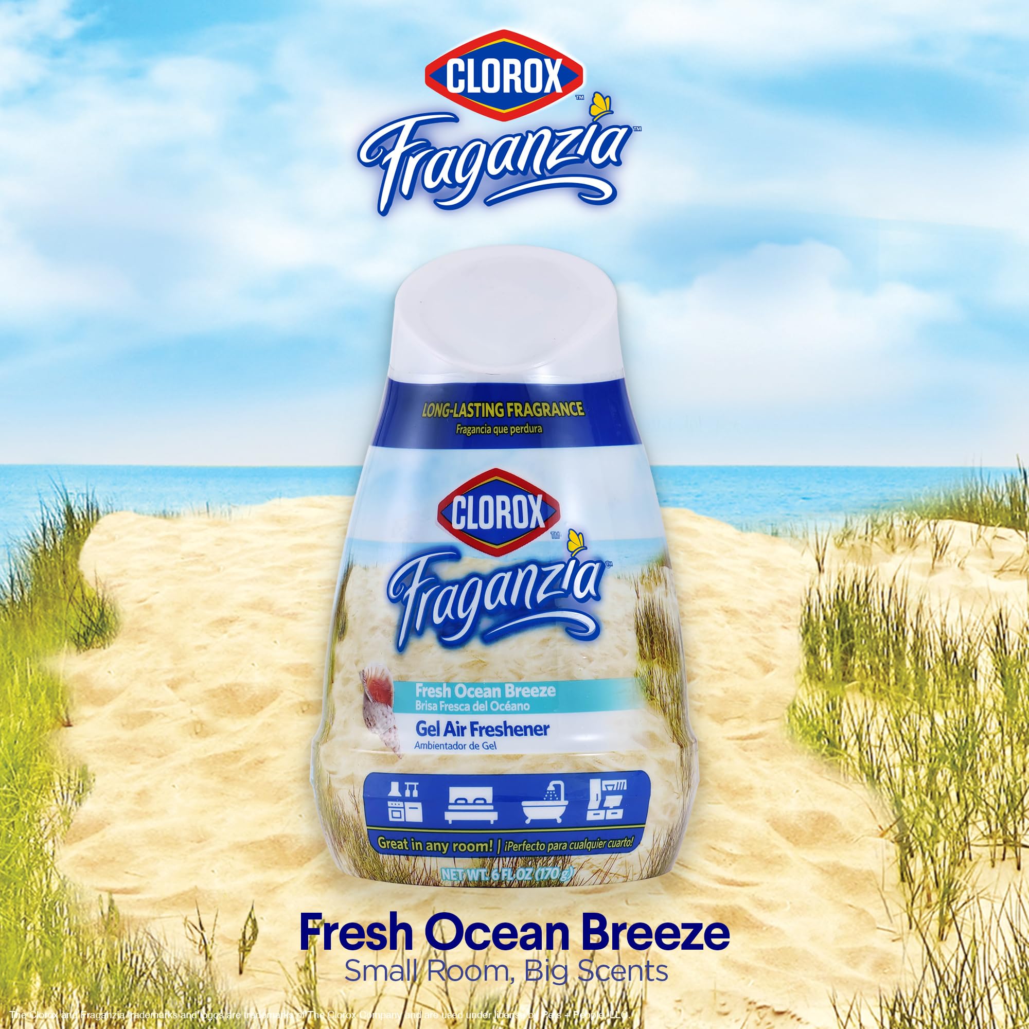 Amazon.com: Clorox Fraganzia Gel Air Freshener Cone, Fresh Ocean