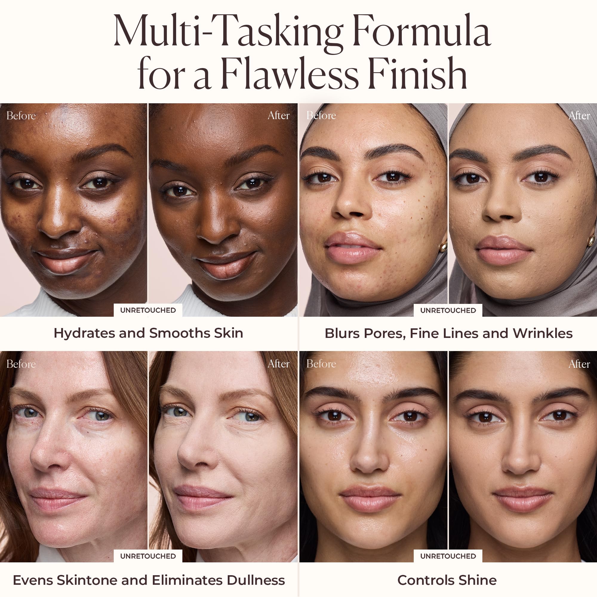 Laura Mercier Base de maquillaje en polvo matificante Real Flawless Feather de