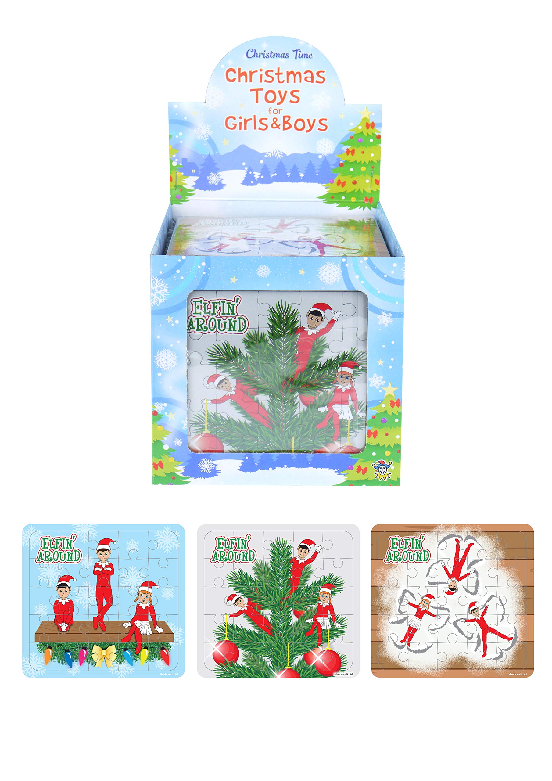 Mini Puzzel Elfjes 48 Stukjes | Compact Brievenbuscadeau Mini Puzzel Elfjes 48 Stukjes | Compact Brievenbuscadeau