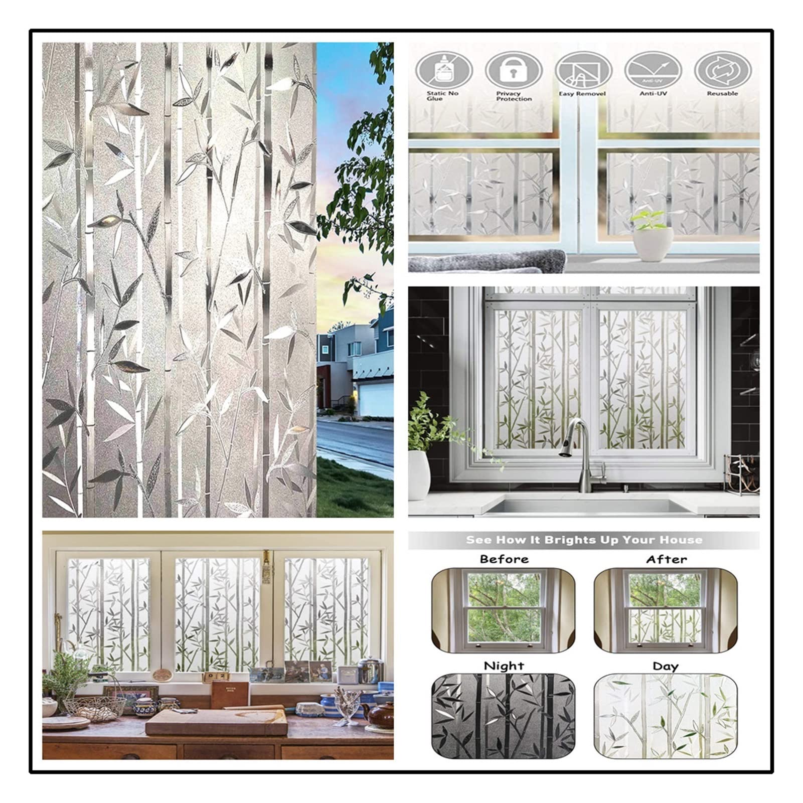 Fensterfolie Bunt Fensterfolie, undurchsichtige Fensteraufkleber for Glasfenster, Selbstklebende Sonnenschutzfolie, Anti-UV-Statik, haftende Glasfolie for Zuhause(Auburn,90x500cm)