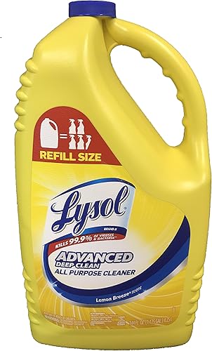 Lysol Botella de repuesto desinfectante de 144 onzas (Advanced Deep Clean Lemon Breeze)