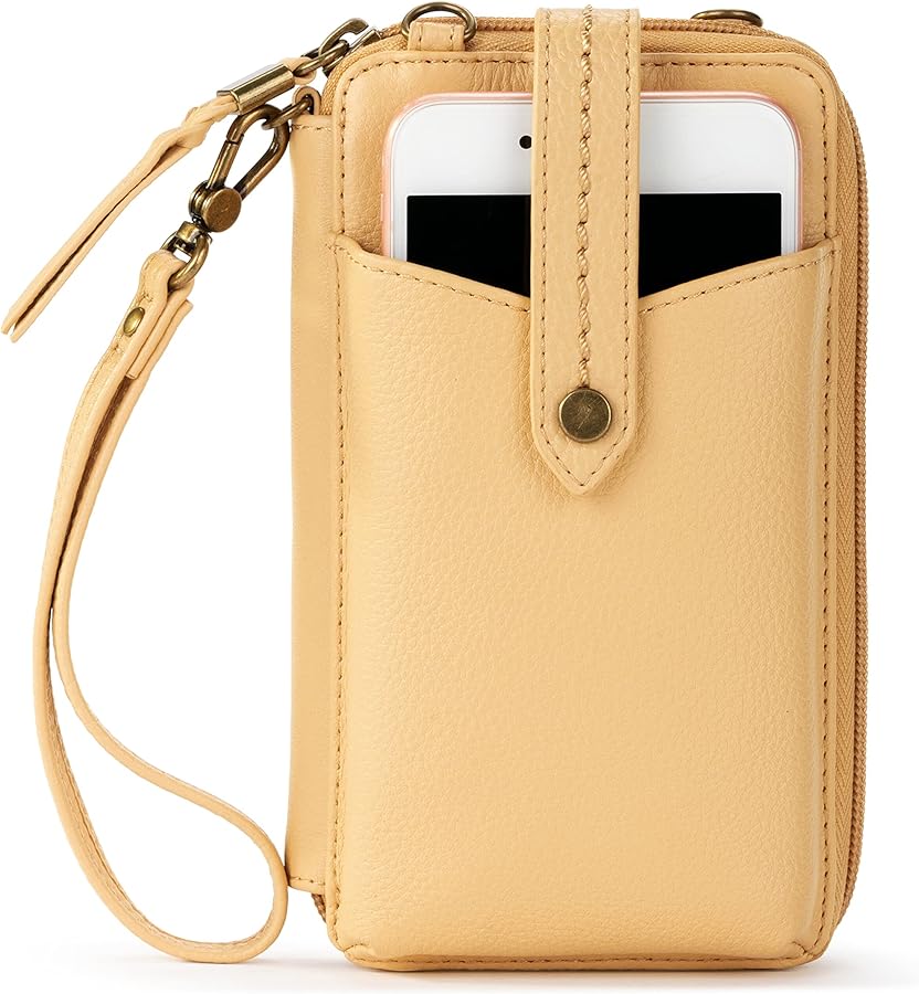 The Sak Silverlake Smartphone Crossbody Bag in Leather, Adjustable